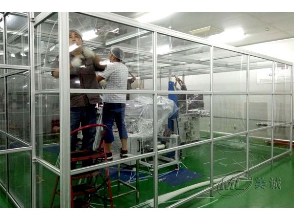 安裝潔凈房為什么選工業鋁型材？